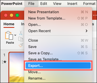 close powerpoint for mac