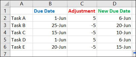 Novas datas ajustadas