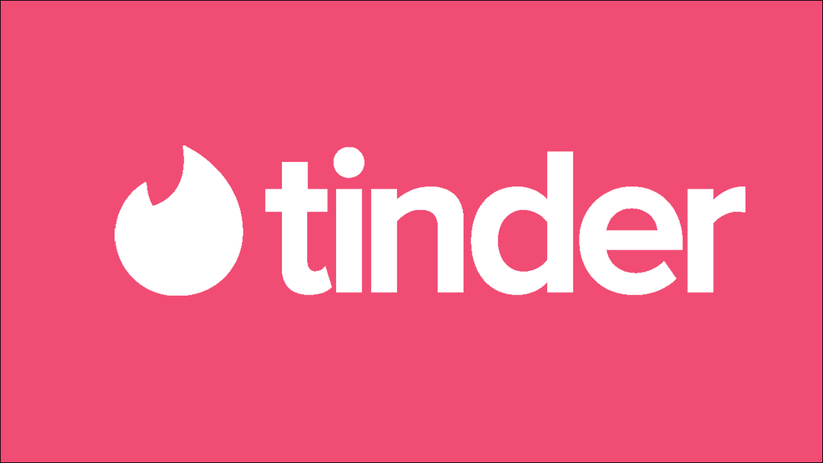Logotipo do Tinder em um fundo sólido