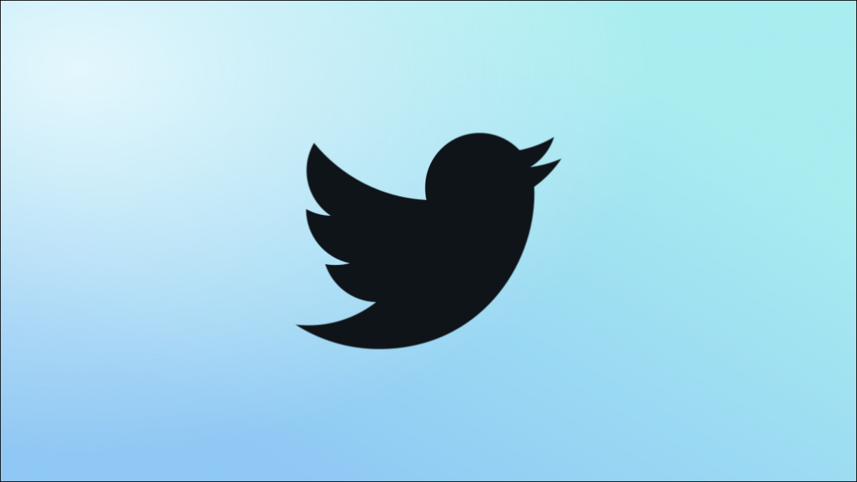Logotipo azul do Twitter.
