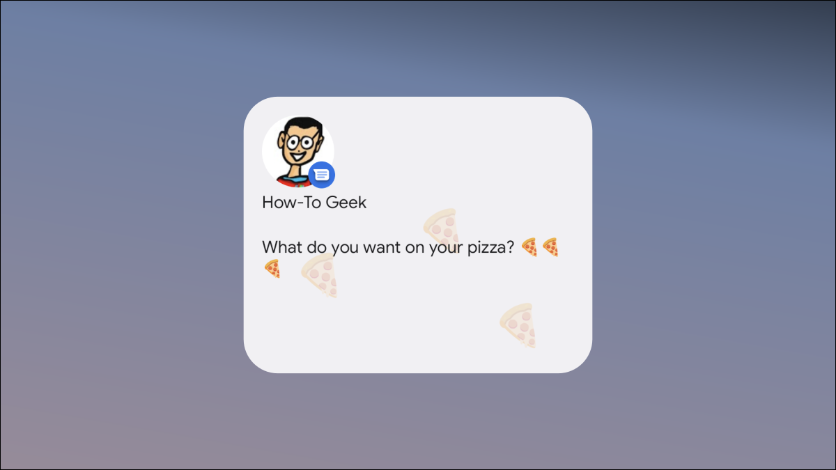 widget de conversa do Android 12.