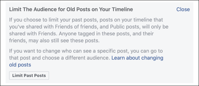 Limite de postagens públicas no Facebook