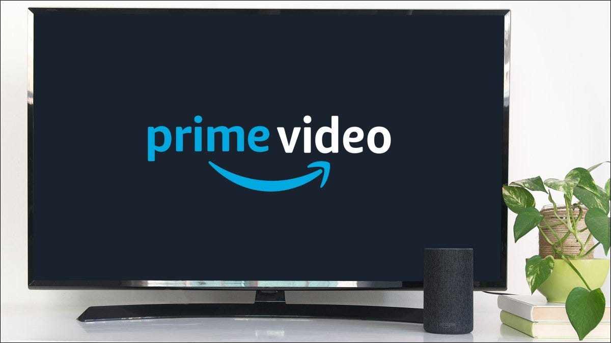 TV com o logotipo da Prime Video sendo exibido na tela