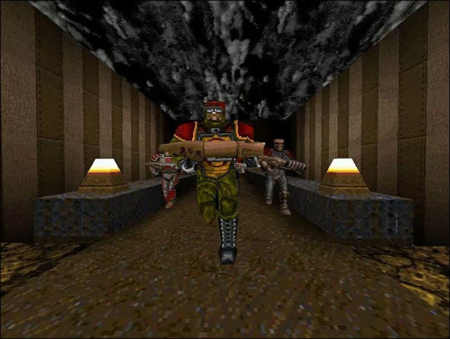 O mod Team Fortress para Quake inventou um novo gênero multijogador.