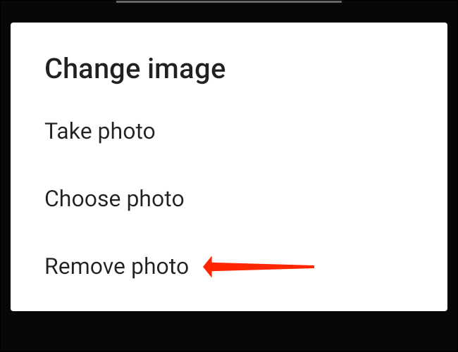 Toque em "Remover foto" para remover uma imagem de uma lista de reprodução do Spotify.