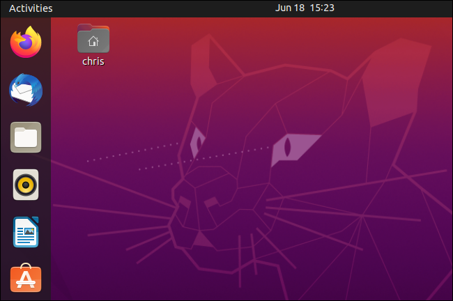 Desktop do Ubuntu 20.04