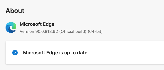 Atualize o Microsoft Edge