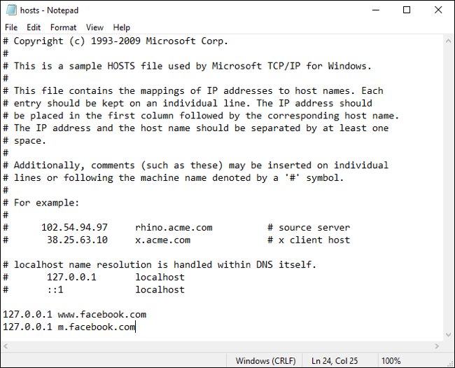 Editar Arquivo Hosts no Windows 10