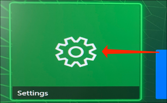 Selecione Configurações do Xbox Series X.
