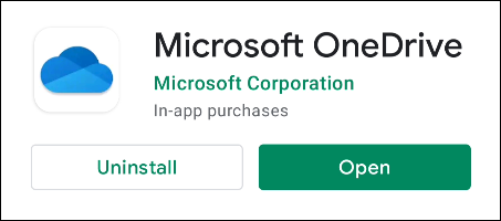 Baixe o aplicativo "OneDrive" no Android