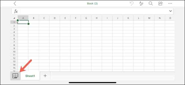 Guia de planilhas no Excel no celular