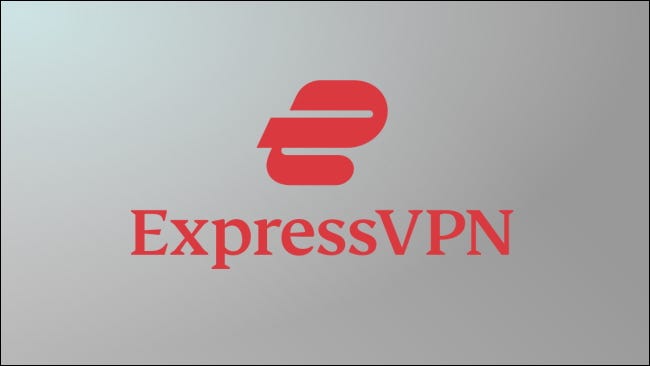 logotipo expressvpn em fundo cinza
