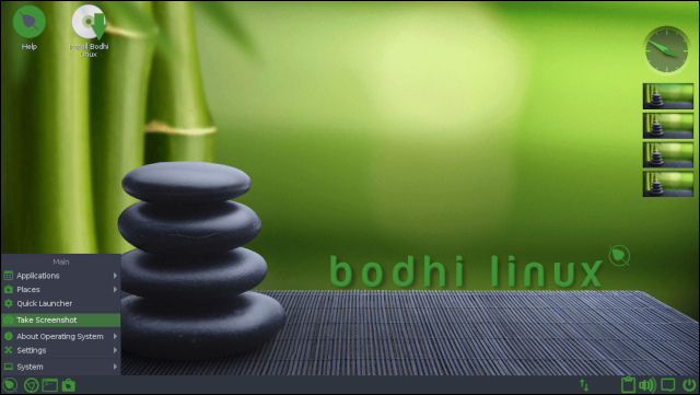 Desktop Bodhi Linux 6