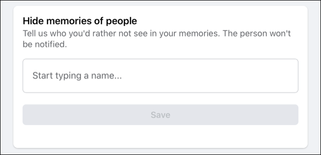 Esconder Pessoas das Memórias do Facebook