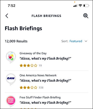 lista de briefing flash