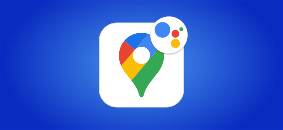 logotipo do google maps com assistente do google