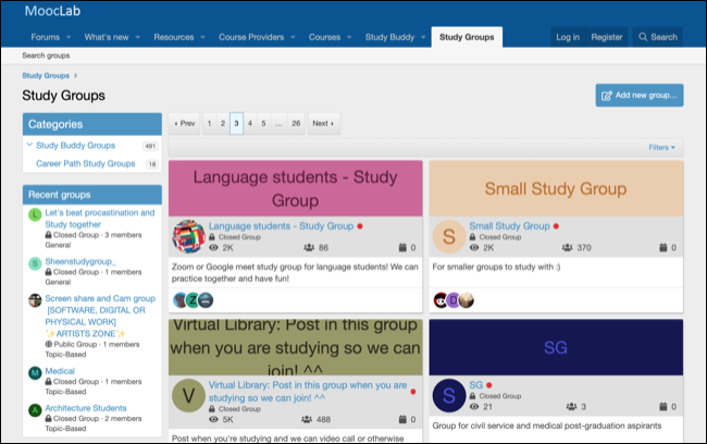 Mooclab Study Groups