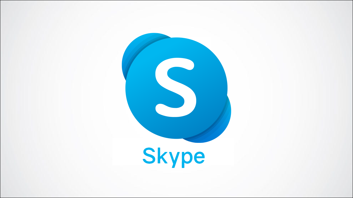 Logotipo do Skype em um fundo sólido.