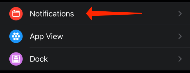 No seu iPhone, abra o aplicativo Watch e toque em "Notificações".