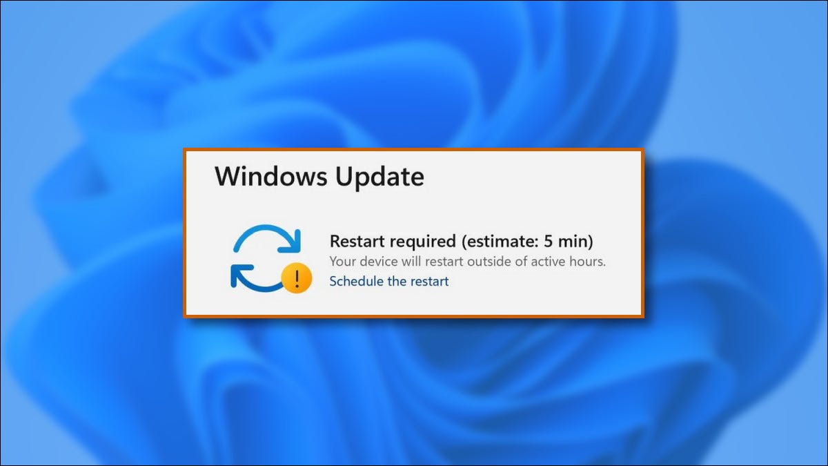 Estimativa de atualização do Windows 11