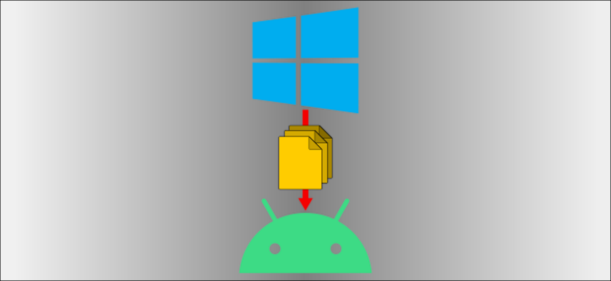 transferência do windows para android