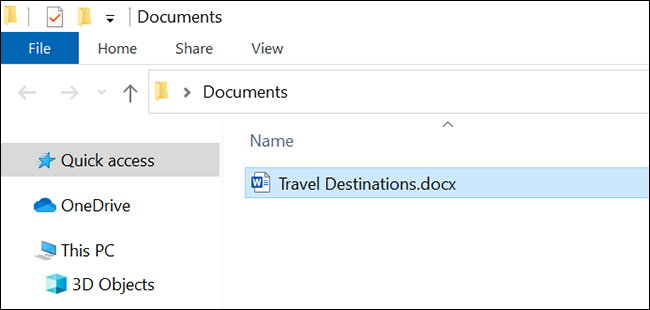 Encontre o documento do Google Docs baixado no gerenciador de arquivos.