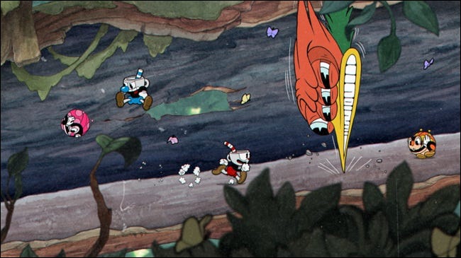 Cuphead pode ser jogado online através do Share Play do PlayStation