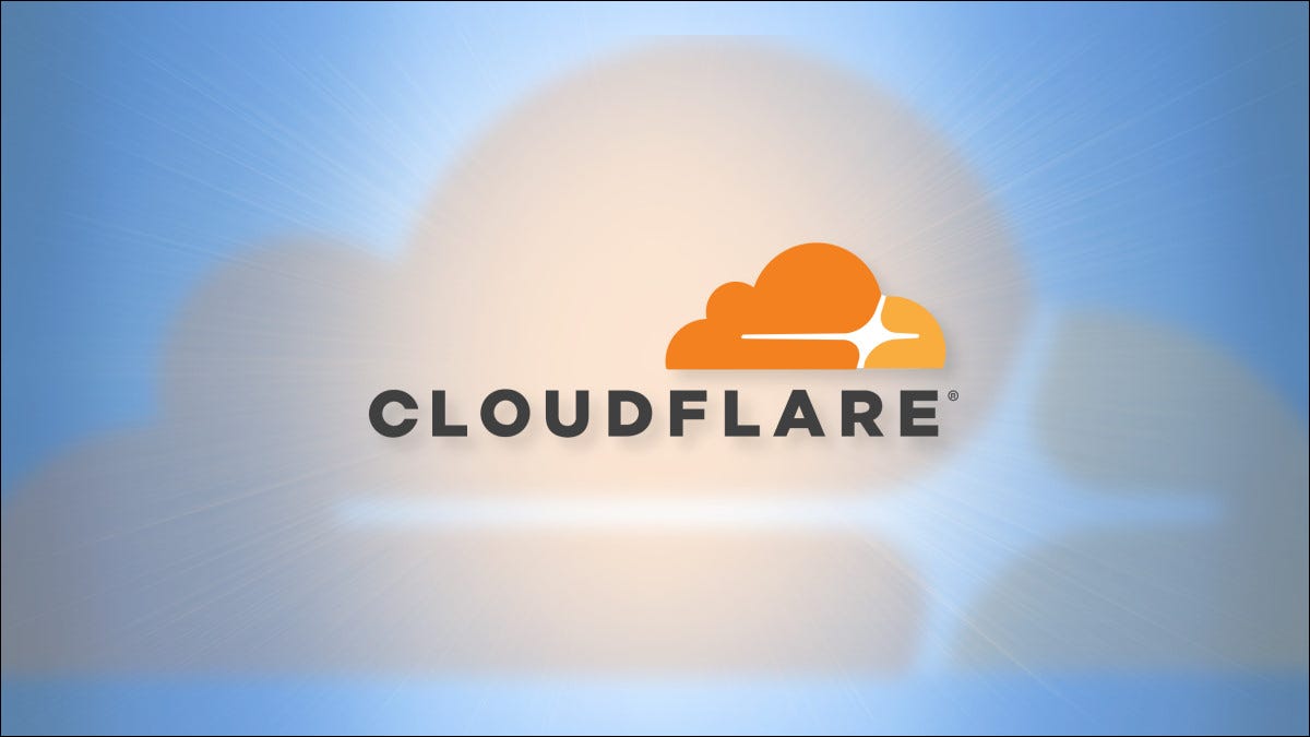 O logotipo da Cloudflare