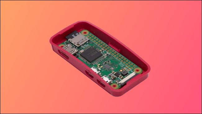 Raspberry Pi Zero W aberto