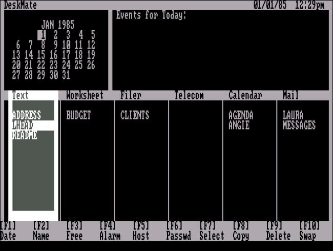 Tandy Deskmate I para PC