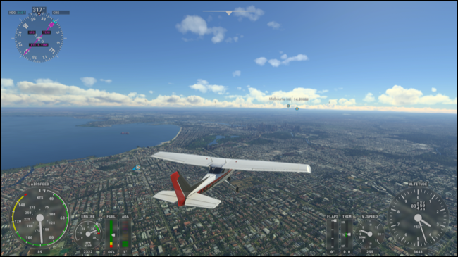 Microsoft Flight Simulator em Melbourne, Austrália