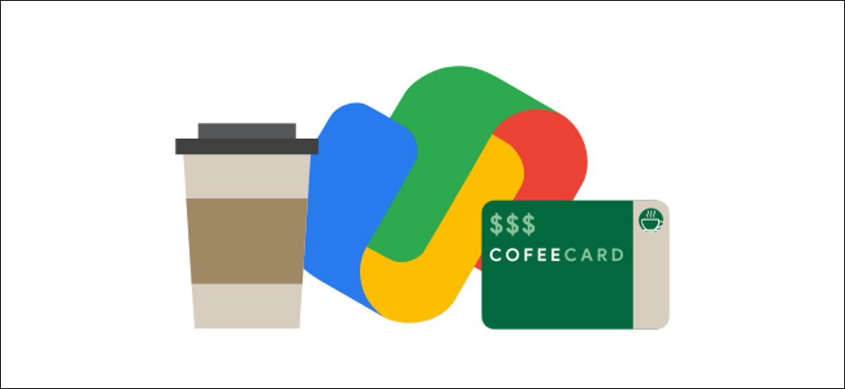logotipo do google pay com cartões de fidelidade
