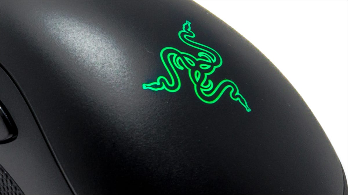 Imagem aproximada do rato Razer