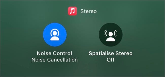 Toque em Spatialize Stereo no iOS 15