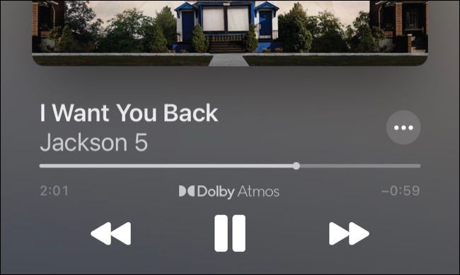 I Want You Back de Jackson 5 tocando em Dolby Atmos