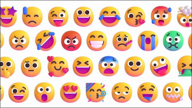 Emoji do Windows 11 da Microsoft.