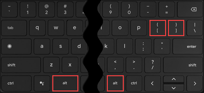 Use Alt + [ou Alt +] para mover a janela atual para a esquerda ou direita.