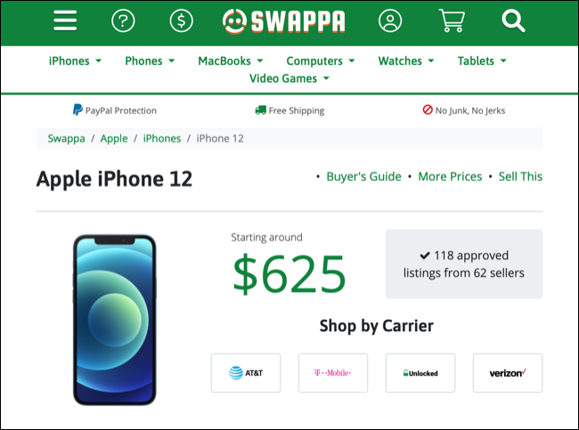 Vender um iPhone no Swappa