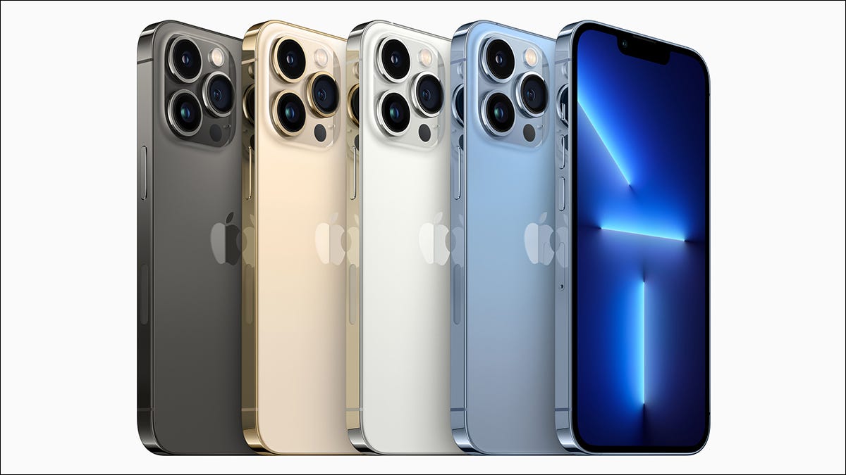 cores do iPhone 13 Pro