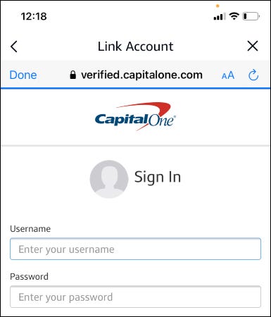 capital um link página da conta