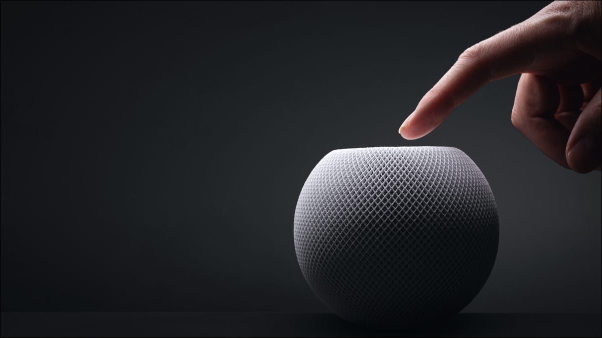 Usando um HomePod Mini