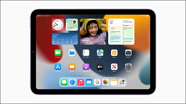 iPad Mini 2021 executando iOS 15