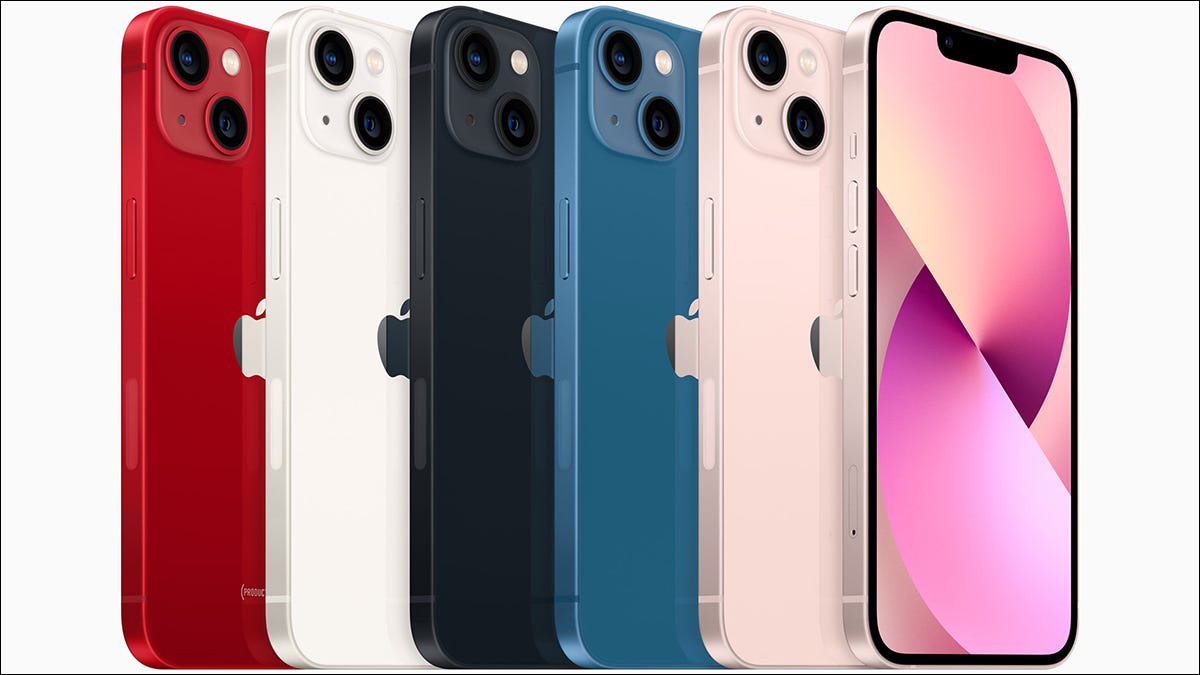 Todas as variações de cores do novo iPhone