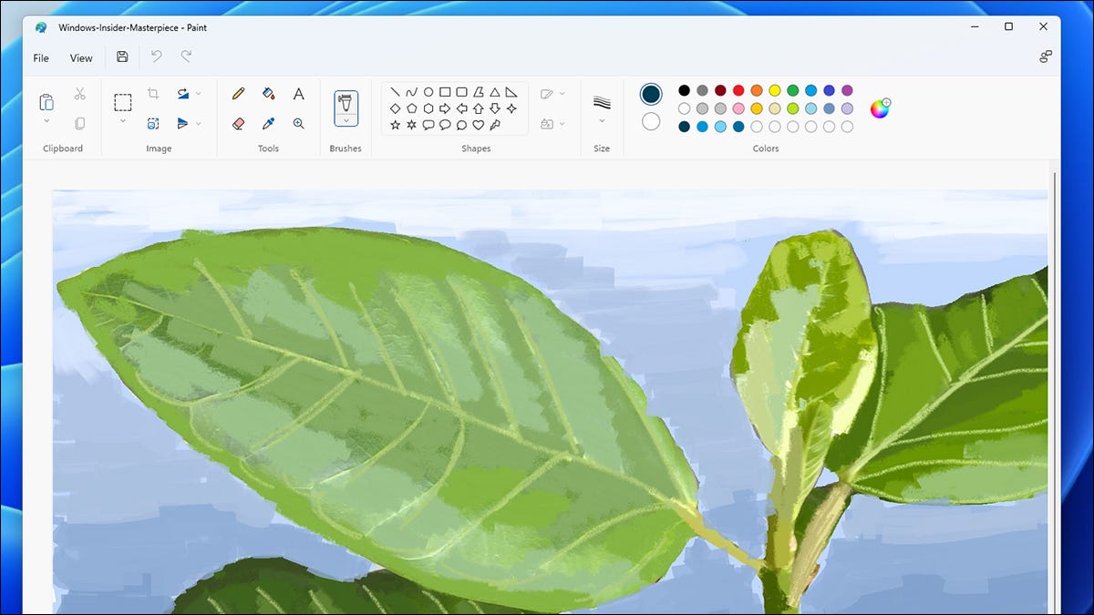 Aplicativo de pintura do Windows 11