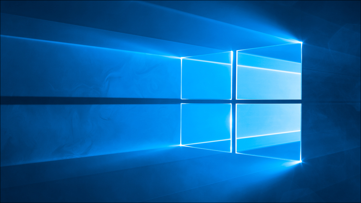 Plano de fundo original da área de trabalho do Windows 10.