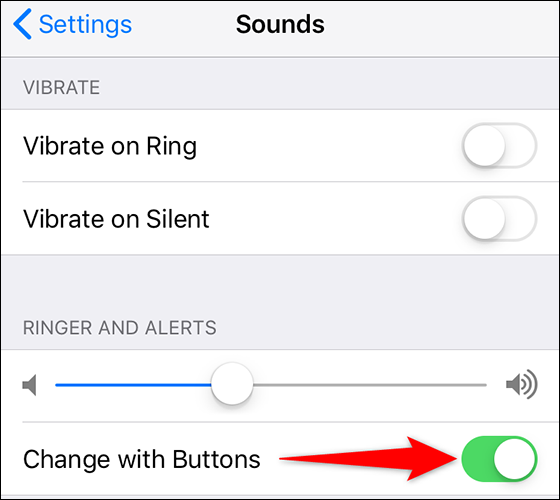 Habilite "Alterar com botões" em Ajustes no iPhone.