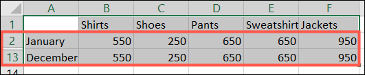 Linhas ocultas no Excel