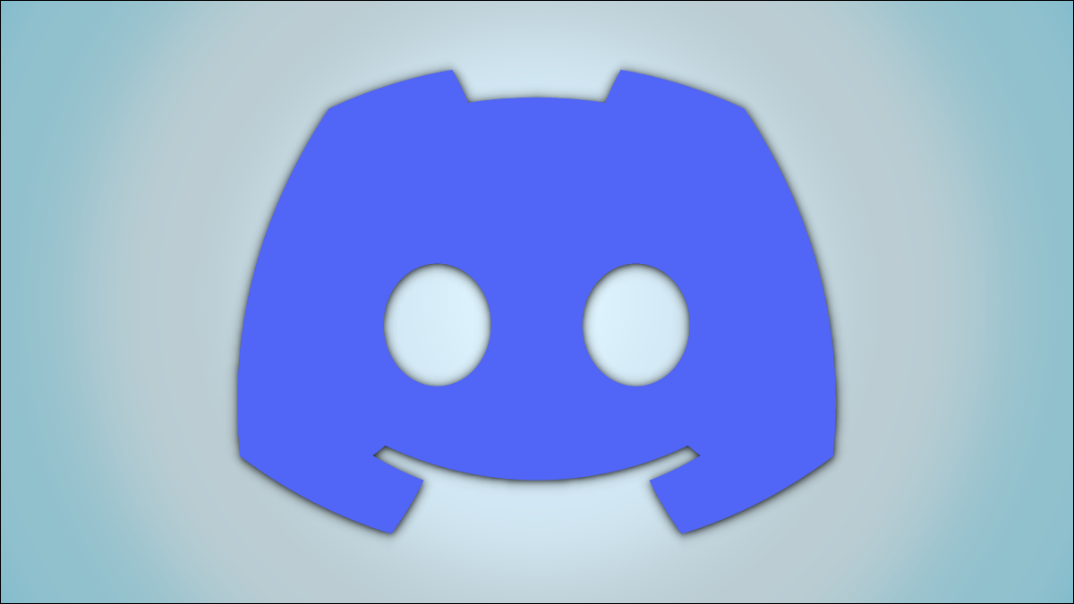 Logotipo da Discord em um fundo de dois tons.