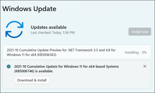 Windows Update KB5006746