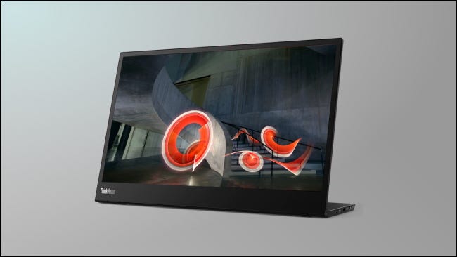 Lenovo M14 em fundo cinza